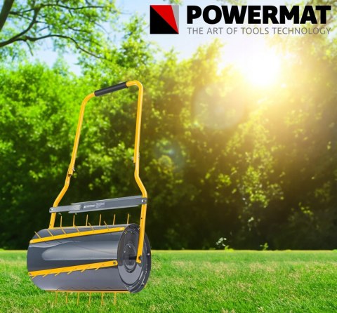 Walec OGRODOWY Do Trawy Aerator Trawnika Ubijak Gleby Ziemi 35L 50CM KOLCE