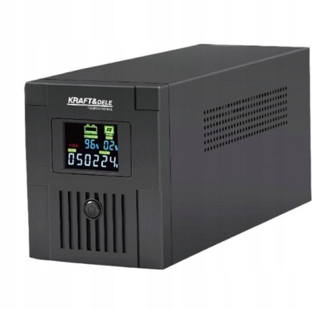 ZASILANIE UPS AWARYJNE 900W LCD PIECA POMPY 1500VA KOMPUTERA BATERIA 7Ah