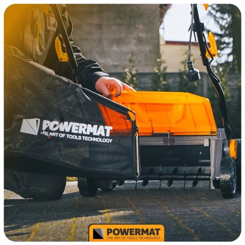 AERATOR WERTYKULATOR ELEKTRYCZNY Z KOSZEM 3w1 2550W AERACJA WERTYKULACJA