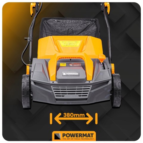 AERATOR WERTYKULATOR ELEKTRYCZNY Z KOSZEM 3w1 2550W AERACJA WERTYKULACJA