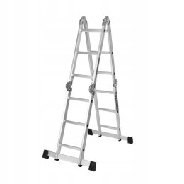 Drabina Składana Platforma Aluminiowa 4 X 3 346 CM MAX 150 KG Ktaft&Dele