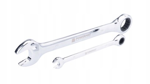 KLUCZE PŁASKO OCZKOWE Z GRZECHOTKĄ ZESTAW KLUCZY KOMPLET 12EL. 8-19MM CrV