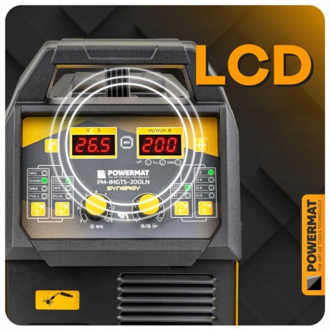 MIGOMAT SYNERGIA SPAWARKA INWERTEROWA MIG MAG MMA TIG LIFT FLUX PÓŁAUTOMAT