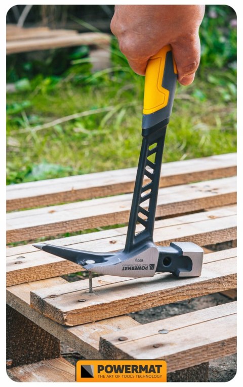 MŁOTEK CIESIELSKI DEKARSKI DO GWOŹDZI HARTOWANY STAL MONOBLOK MAGNES 920G