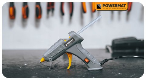 PISTOLET DO KLEJU NA GORĄCO DO KLEJENIA ZESTAW 60 WKŁADÓW 7MM ETUI KLEJARKA