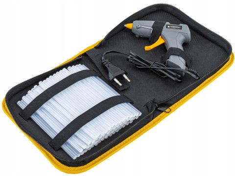 PISTOLET DO KLEJU NA GORĄCO DO KLEJENIA ZESTAW 60 WKŁADÓW 7MM ETUI KLEJARKA