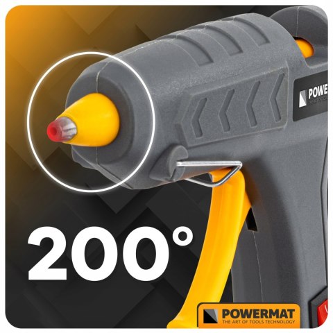 PISTOLET DO KLEJU NA GORĄCO DO KLEJENIA ZESTAW 60 WKŁADÓW 7MM ETUI KLEJARKA