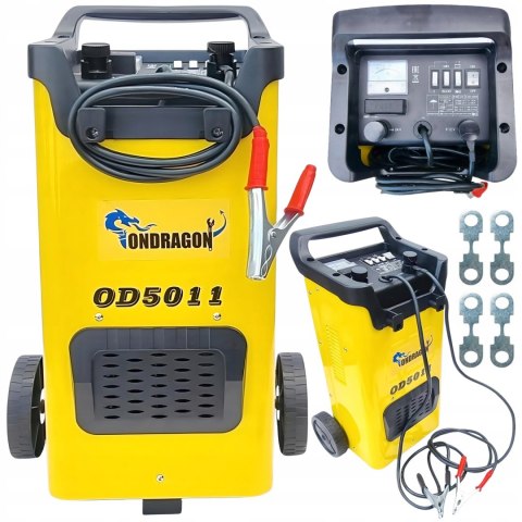 PROSTOWNIK AKUMULATOROWY Z ROZRUCHEM 700A 12/24V ŁADOWARKA SAMOCHODOWY MOC