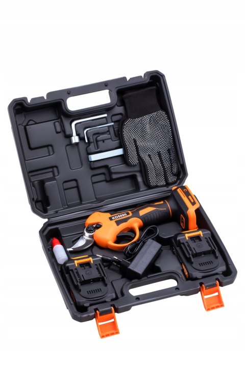 SEKATOR AKUMULATOROWY KOWADEŁKOWY NOŻYCE OGRODOWE ELEKTRYCZNE 2 x AKU 21V