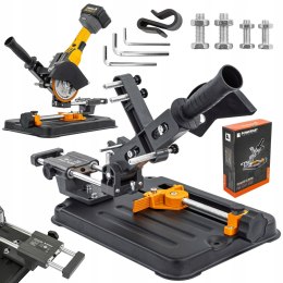 STOJAK DO SZLIFIERKI KĄTOWEJ Z POSUWEM STATYW UCHWYT MOCOWANIE 115-125 MM