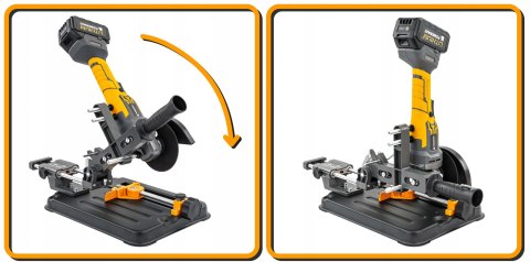 STOJAK DO SZLIFIERKI KĄTOWEJ Z POSUWEM STATYW UCHWYT MOCOWANIE 115-125 MM