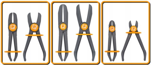 SZCZYPCE DO ZACISKANIA PRZEWODÓW Z CIECZĄ ZACISKI WĘŻY GUMOWYCH PALIWOWYCH