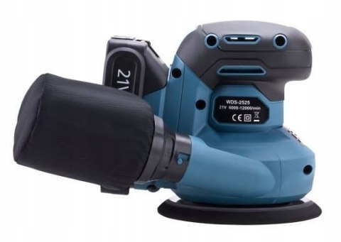 SZLIFIERKA AKUMULATOROWA MIMOŚRODOWA OSCYLACYJNA DREWNA METALU AKU 3Ah 21V