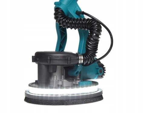 SZLIFIERKA ŻYRAFA DO GIPSU TYNKÓW GŁADZI TYNKU 2000W LED BEZPYŁOWA 225mm