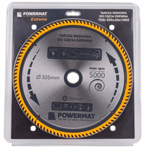 Tarcza WIDIOWA Do Drewna Piły Piła 305 x 30 mm 60Z