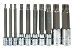 ZESTAW NASADEK SPLINE M4-M18 DŁUGIE