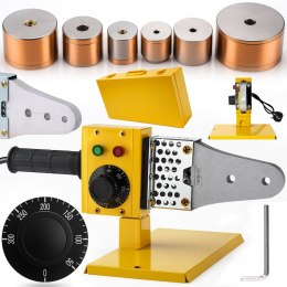 ZGRZEWARKA DO RUR PCV PP 1500W 3 Matryce 20-63MM WALIZKA 6 matryc mocna