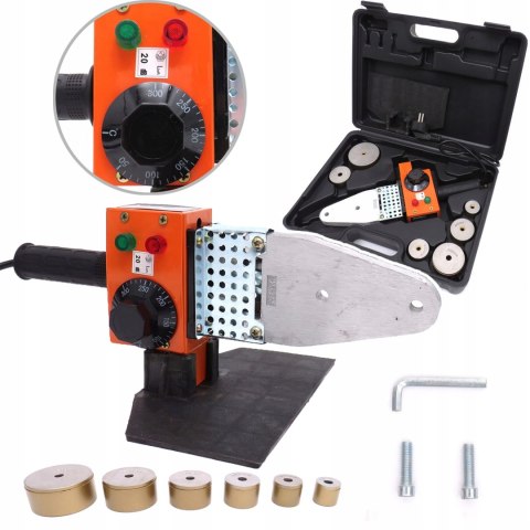 ZGRZEWARKA ZGRZEWARKI SPAWARKA DO RUR PCV PP 1500W MATRYCE 20-63MM KRAFT