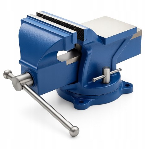 Imadło ŚLUSARSKIE 150mm Z KOWADŁEM OBROTOWE 360st. MOCNE SOLIDNE 150