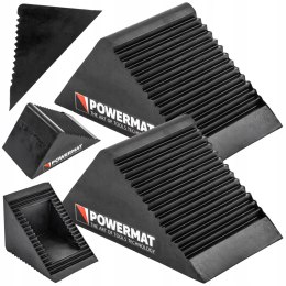 KLINY GUMOWE POD KOŁA DRZWI KOŁO BLOKADA DO KÓŁ 2 SZT. 135x80 MM