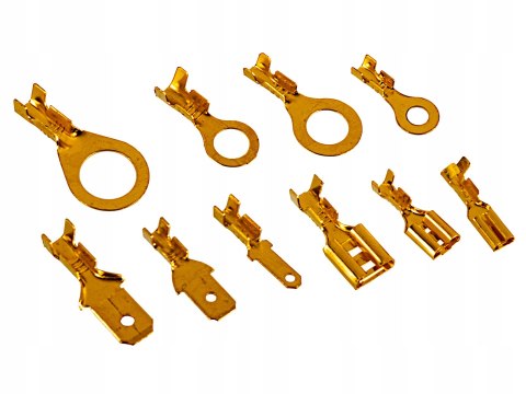 KONEKTORY SAMOCHODOWE ZESTAW KONEKTORÓW SAMOCHODOWYCH WSUWKI 185 SZT