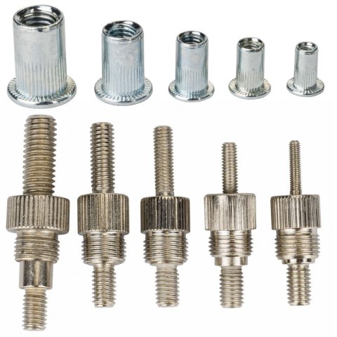 Nitownica RĘCZNA Do Nitonakrętek M3-M8 ZESTAW 105 Elementów + WALIZKA