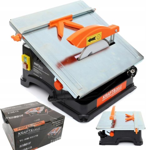 PIŁA DO CIĘCIA PŁYTEK GLAZURY MASZYNA NA MOKRO 2W1 PRZECINARKA STOŁOWA D549