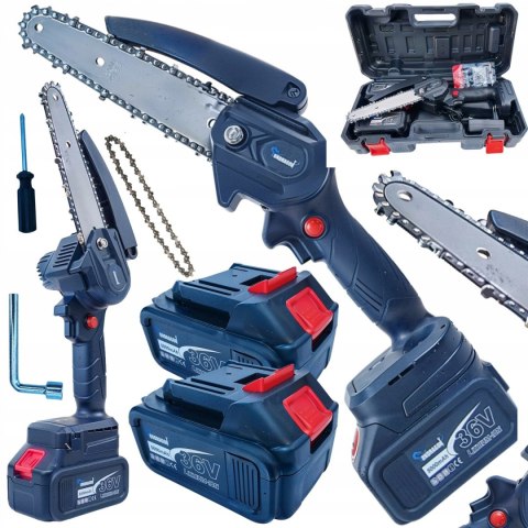 PIŁA ŁAŃCUCHOWA AKUMULATOROWA PILARKA AKU 6" 36V AKUMULATOR ŁAŃCUCH MOCNA