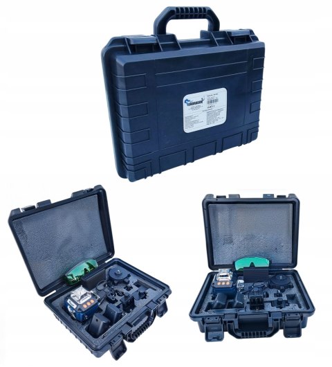 POZIOMICA LASEROWA LASER KRZYŻOWY ZIELONY SAMOPOZIOMUJĄCA 4D 360 2 BATERIE