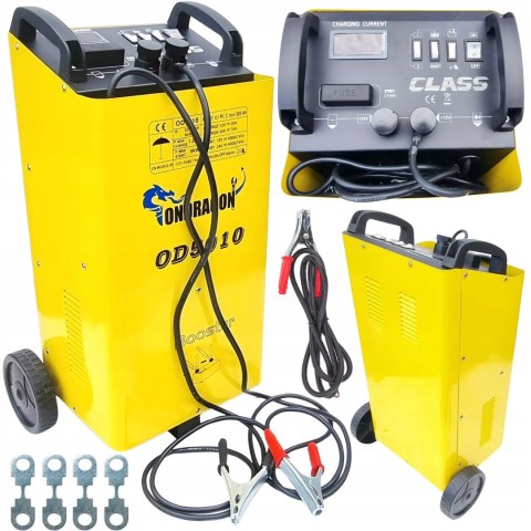 PROSTOWNIK AKUMULATOROWY Z ROZRUCHEM 400A 12/24V ŁADOWARKA SAMOCHODOWY MOC