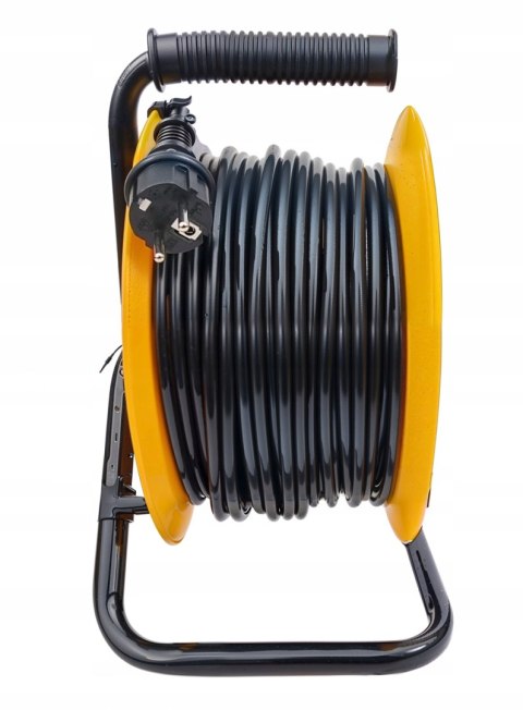 Przedłużacz bębnowy, ogrodowy Ondragon 50 m 4 szt. gniazd czarny 3x2,5