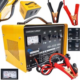 ROZRUCH 12/24V PROSTOWNIK SAMOCHODOWY Z ROZRUCHEM DO ŁADOWANIA MOCNY 90A