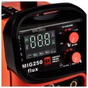Spawarka INWERTEROWA INWERTOROWA FLUX MIG MMA LIFT TIG 250A PÓŁAUTOMAT 4w1