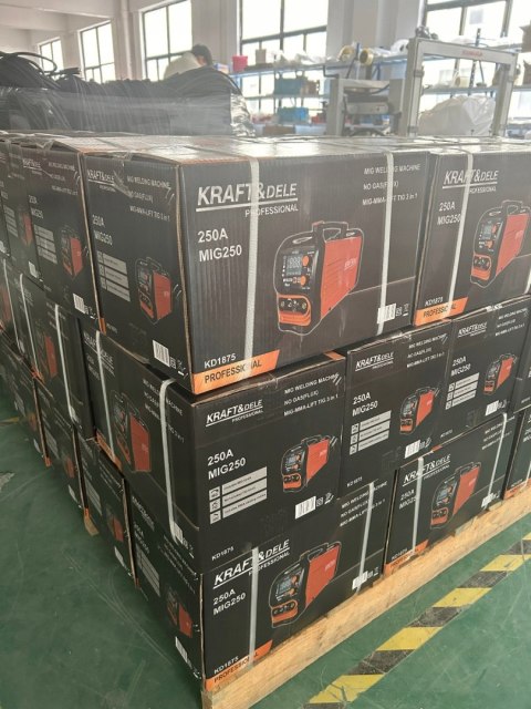 Spawarka INWERTEROWA INWERTOROWA FLUX MIG MMA LIFT TIG 250A PÓŁAUTOMAT 4w1