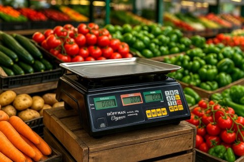 WAGA SKLEPOWA MAGAZYNOWA 40 kg / 2g ELEKTRONICZNA DOKŁADNA WYŚWIETLACZE LCD