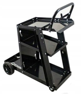 WÓZEK. SPAWALNICZY. DO SPAWAREK z półką na butle METALOWE KÓŁKA POD MIGOMAT