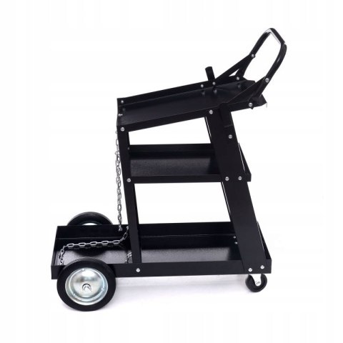 WÓZEK. SPAWALNICZY. DO SPAWAREK z półką na butle METALOWE KÓŁKA POD MIGOMAT