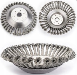 DRUCIAK TARCZA SZCZOTKA DRUCIANA DO KOSY CHWASTY