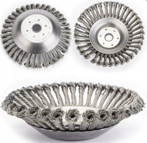 DRUCIAK TARCZA SZCZOTKA DRUCIANA DO KOSY CHWASTY