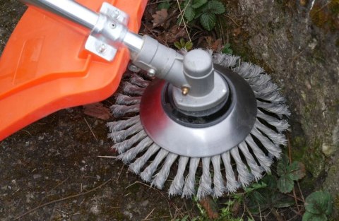 DRUCIAK TARCZA SZCZOTKA DRUCIANA DO KOSY CHWASTY