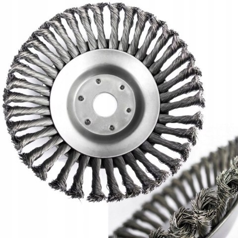 DRUCIAK TARCZA SZCZOTKA DRUCIANA DO KOSY CHWASTY