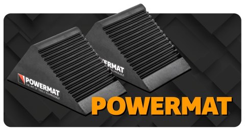 KLINY GUMOWE POD KOŁA DRZWI KOŁO BLOKADA DO KÓŁ 2 SZT. 135x80 MM