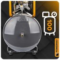 KOMPRESOR OLEJOWY 100L 8 BAR SPRĘŻARKA 230V 530l/min 4,7KM