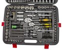 Klucze Nasadowe Bity Grzechotka Zestaw 216el. Walizka Solidna Stal +