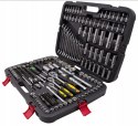 Klucze Nasadowe Bity Grzechotka Zestaw 216el. Walizka Solidna Stal +