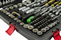 Klucze Nasadowe Bity Grzechotka Zestaw 216el. Walizka Solidna Stal +