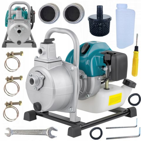 MOTOPOMPA POMPA SPALINOWA WYDAJNA ŁATWE ZASYSANIE DO WODY 800L/MIN 1" 5,2km