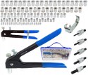 NITOWNICA RĘCZNA Z 5 KOŃCÓWKAMI DO NITONAKRĘTEK M3-M8 + 100EL NITONAKRĘTEK