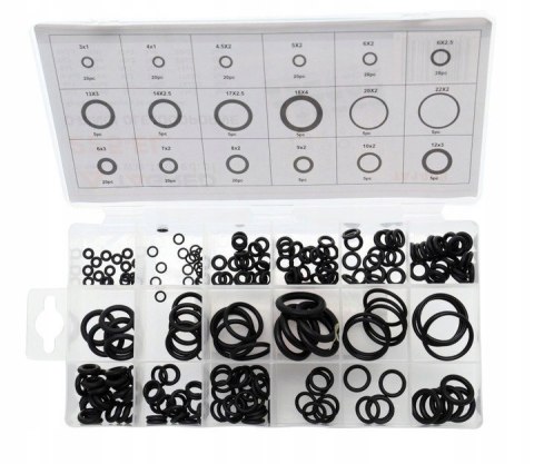 ORINGI GUMKI USZCZELKI GUMOWE 225 SZT OLEJOODPORNE