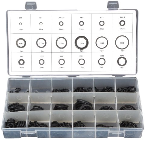 ORINGI GUMKI USZCZELKI GUMOWE 225 SZT OLEJOODPORNE